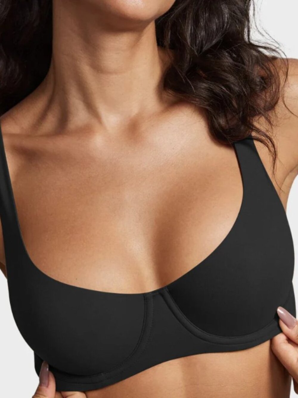 NEW !!! SheCurve Underwire Support Seamless Unlined Balconette Bra
